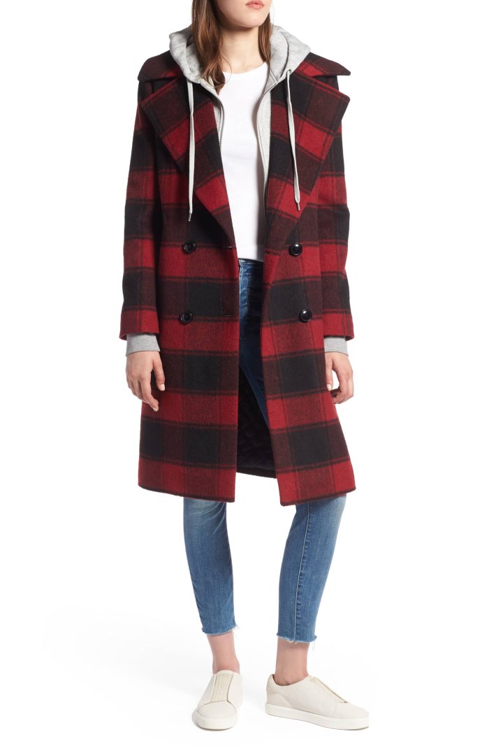 Shop This Pretty Plaid Coat From Kendall and Kylie Jenner's Clothing ...