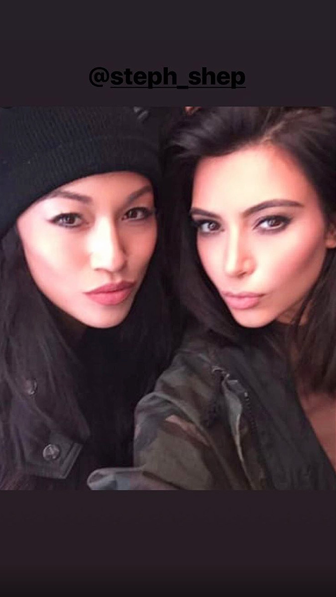 Kim Kardashian West, Stephanie Shepherd, Birthday, Instagram