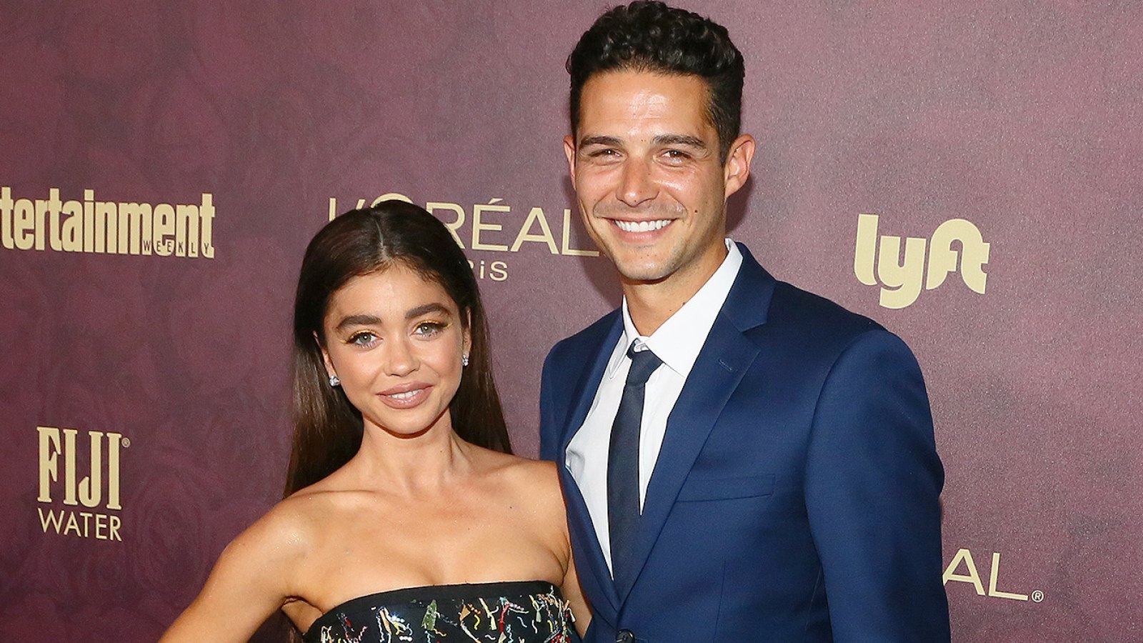 Sarah Hyland, Wells Adams, Entertainment Weekly, Pre-Emmy Party