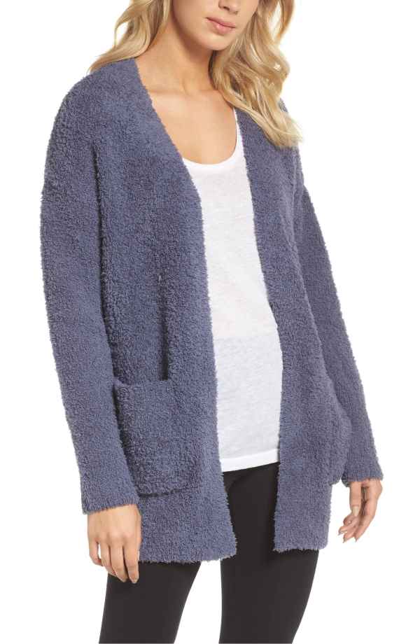 Stay Cozy in This Oversized Barefoot Dreams Cardigan | Us Weekly