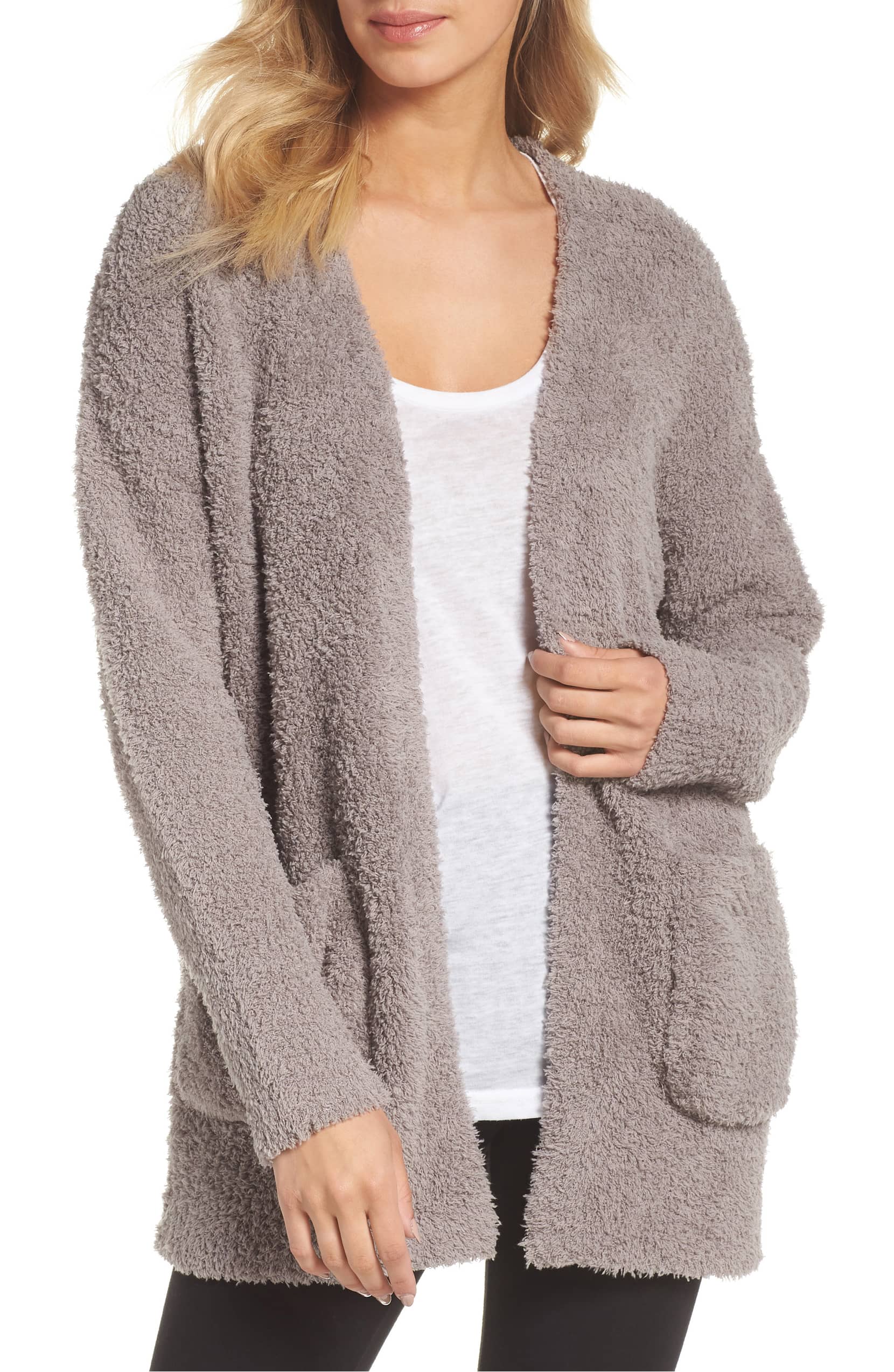 Stay Cozy in This Oversized Barefoot Dreams Cardigan