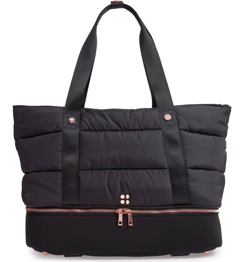 Quilted Luxe Gym Bag, Compare