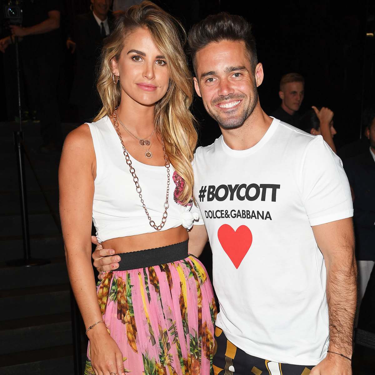 Made in Chelsea star Spencer Matthews and wife Vogue Williams land