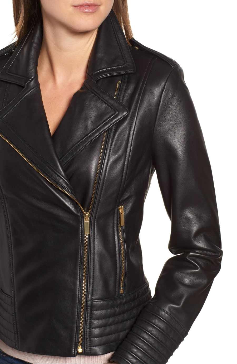 Shop This Badgley Mischka Leather Jacket on Sale at Nordstrom | Us Weekly