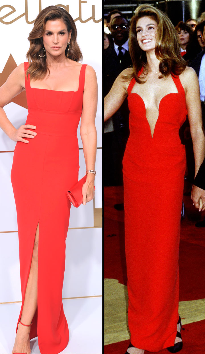 versace red gown