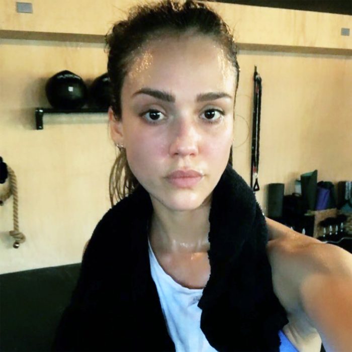 Jessica Alba Debuts 30-Minute Treadmill Cardio Challenge for Fans | Us ...