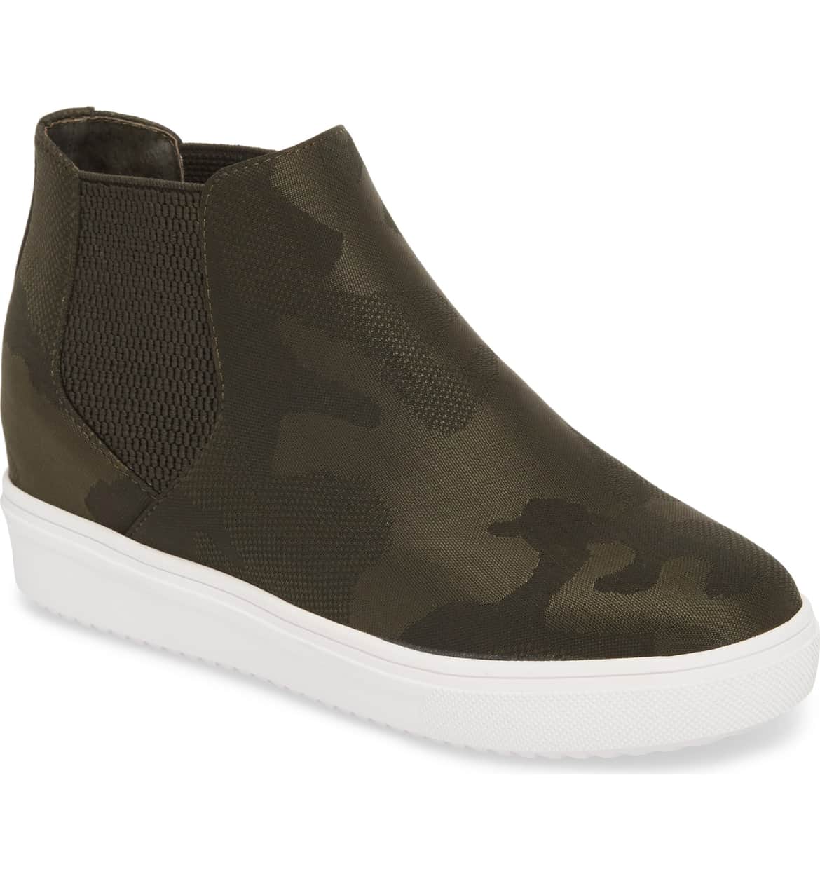 steve madden camouflage wedge sneakers