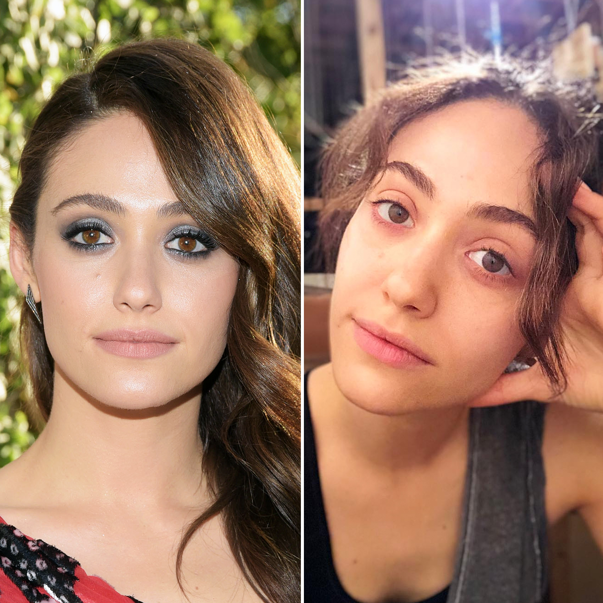 celebrities broken without makeup