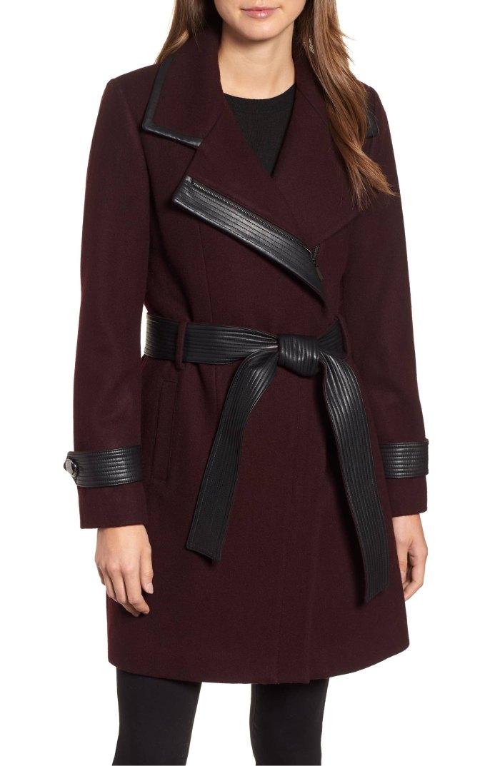 Brave Cold Weather in Style in This Badgley Mischka Coat | Us Weekly