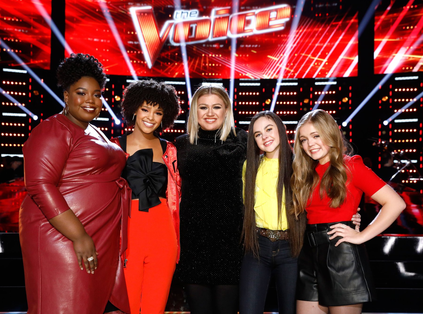 Kelly Clarkson Looks Slim and Happy on The Voice Season 15