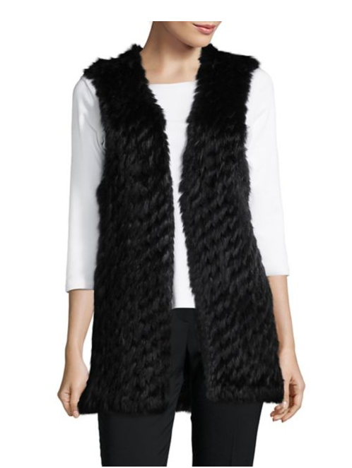 This Fur Vest On Sale Is a Great Cold Weather Outfit Option