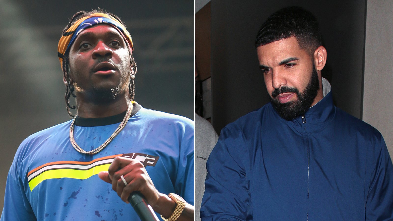 Katie Thornton - Pusha T Blames Drake for Brawl That Broke Out at Concert