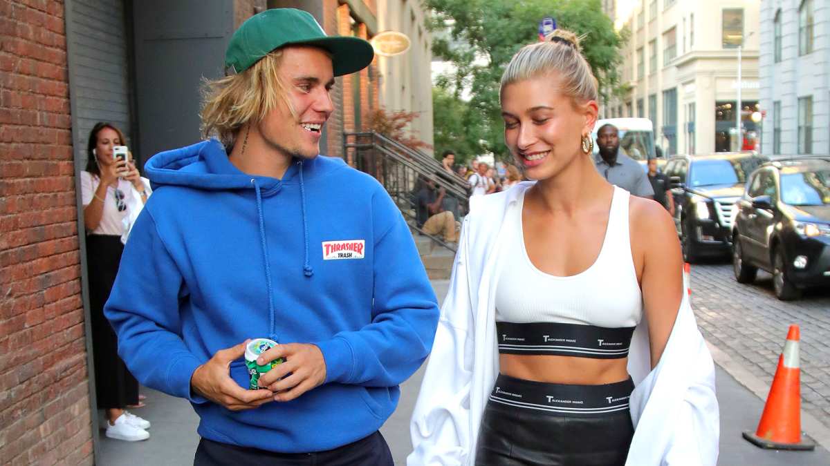 Hailey Baldwin sports huge 'Bieber' necklace after word she 'can't