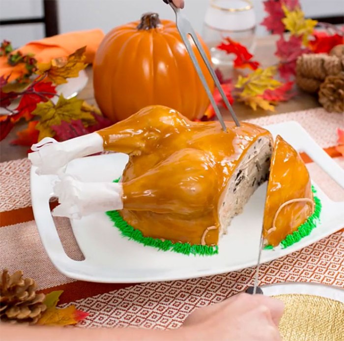 BaskinRobbins' TurkeyShaped Ice Cream Cake Is Surprisingly Realistic