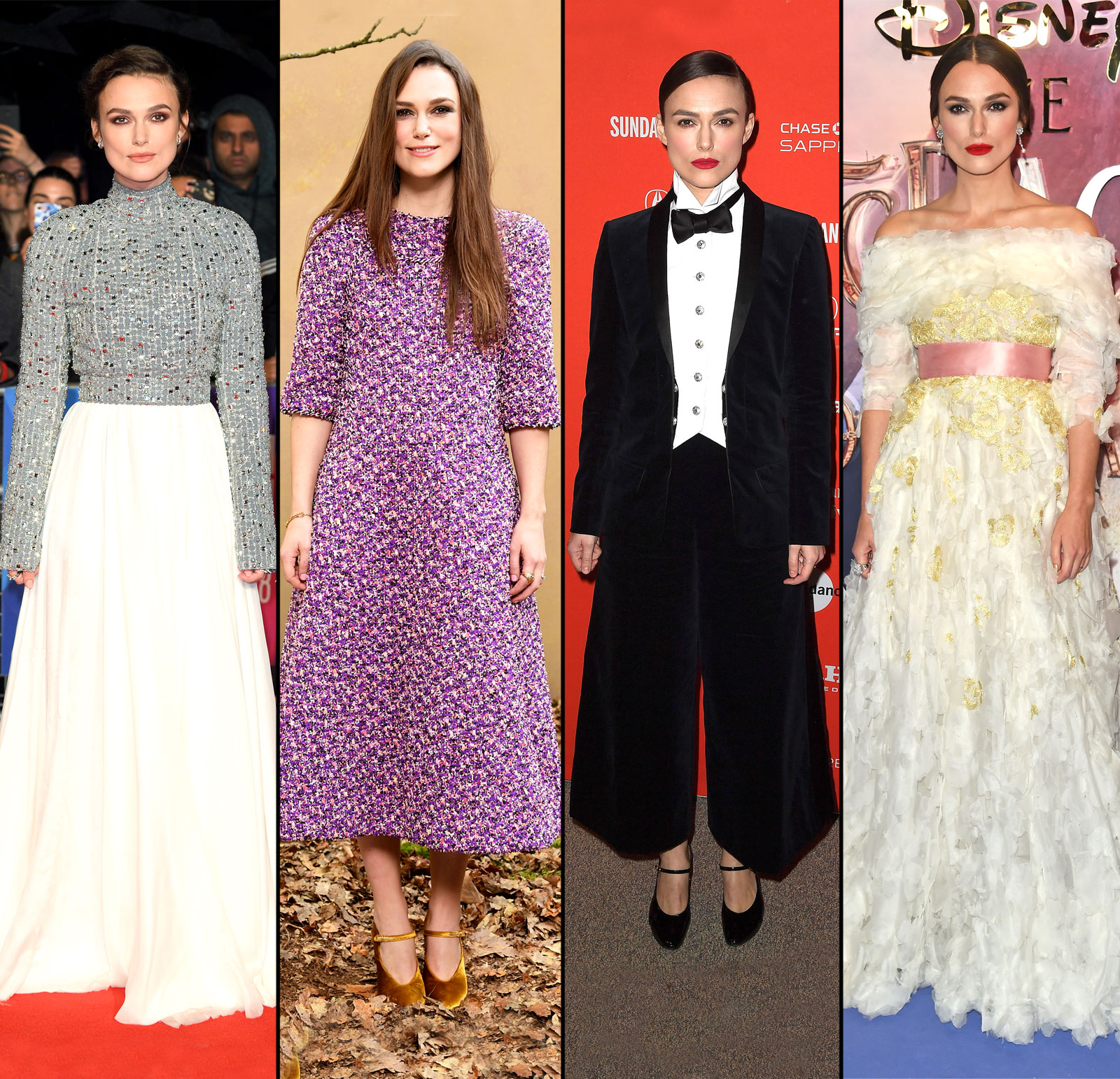 Keira Knightley Is A Knockout In Chanel See Her 10 Top Red Carpet Looks Us Weekly Keira Knightley Wearing Chanel On The Red Carpet Her Best Looks
