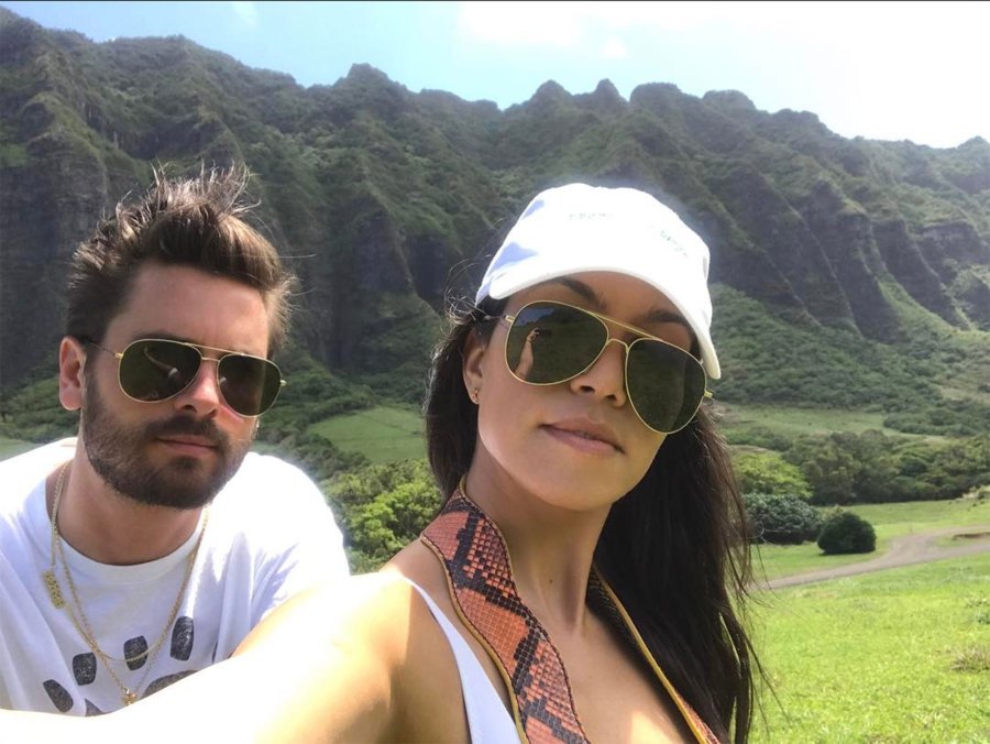 Kourtney Kardashian and Scott Disick