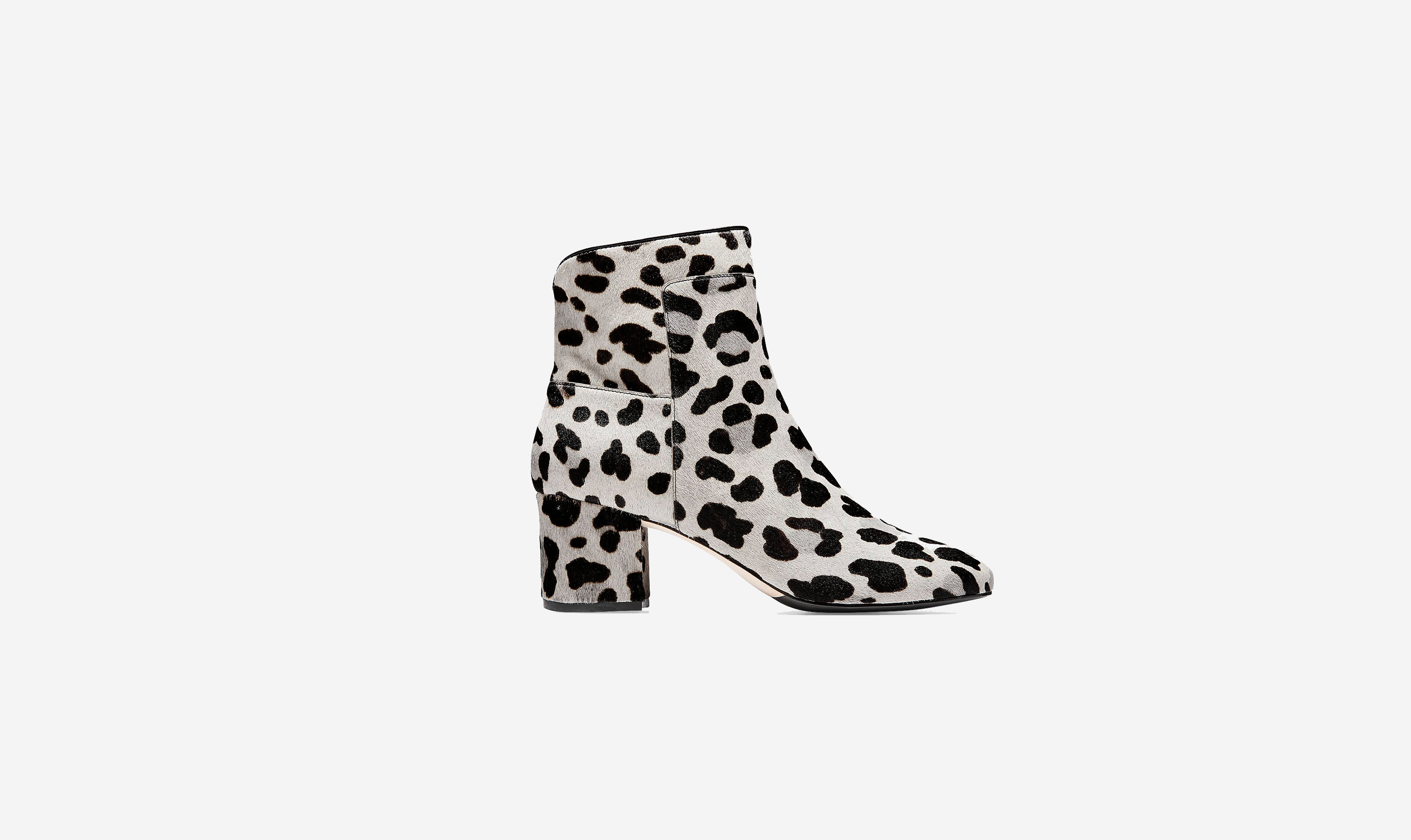 Cole haan clearance leopard ankle boots