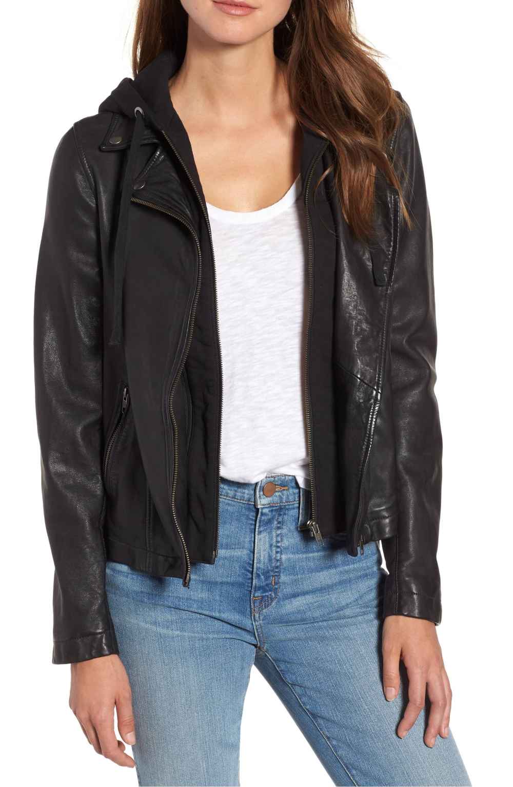 We Found the Perfect Leather Jacket for Holiday Dressing | Us Weekly