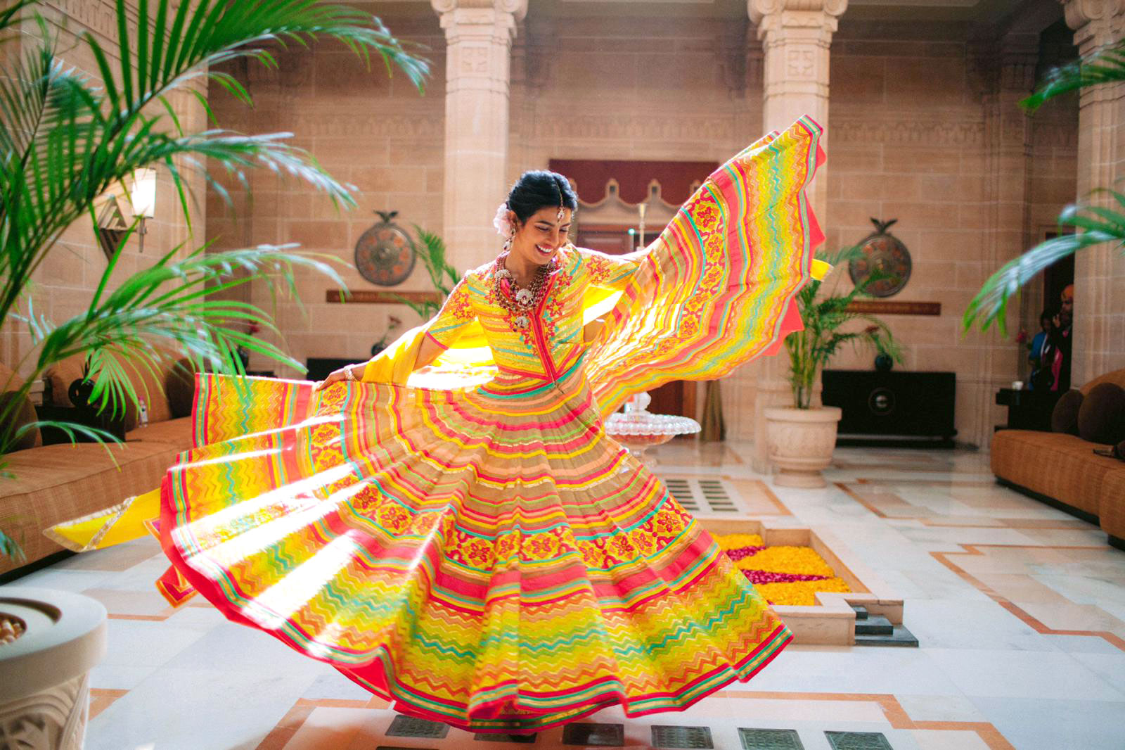 Priyanka Chopra Teases Her Wedding Dress With A Middle Eastern