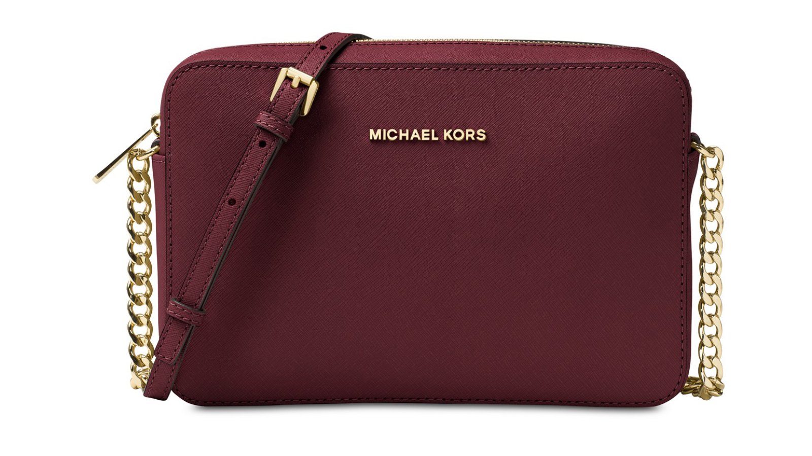 Vintage Michael Kors Brown Leather Crossbody Handbag With Gold -  Canada