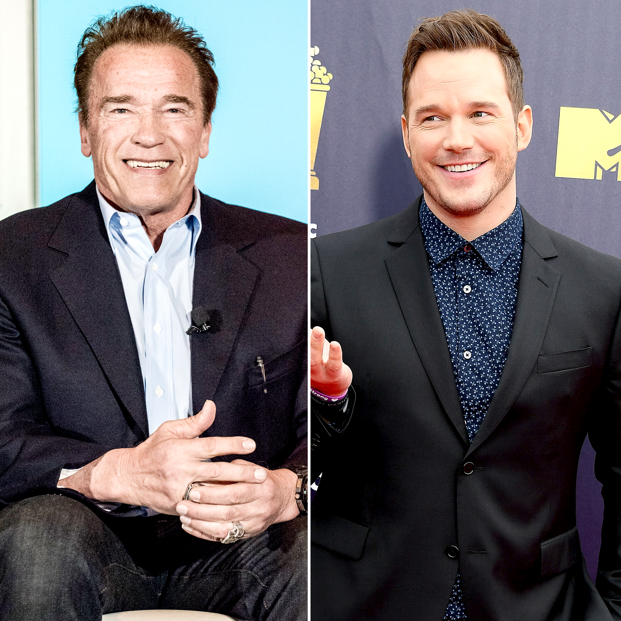 Arnold Schwarzenegger Fangirled Over Chris Pratt Before Engagement