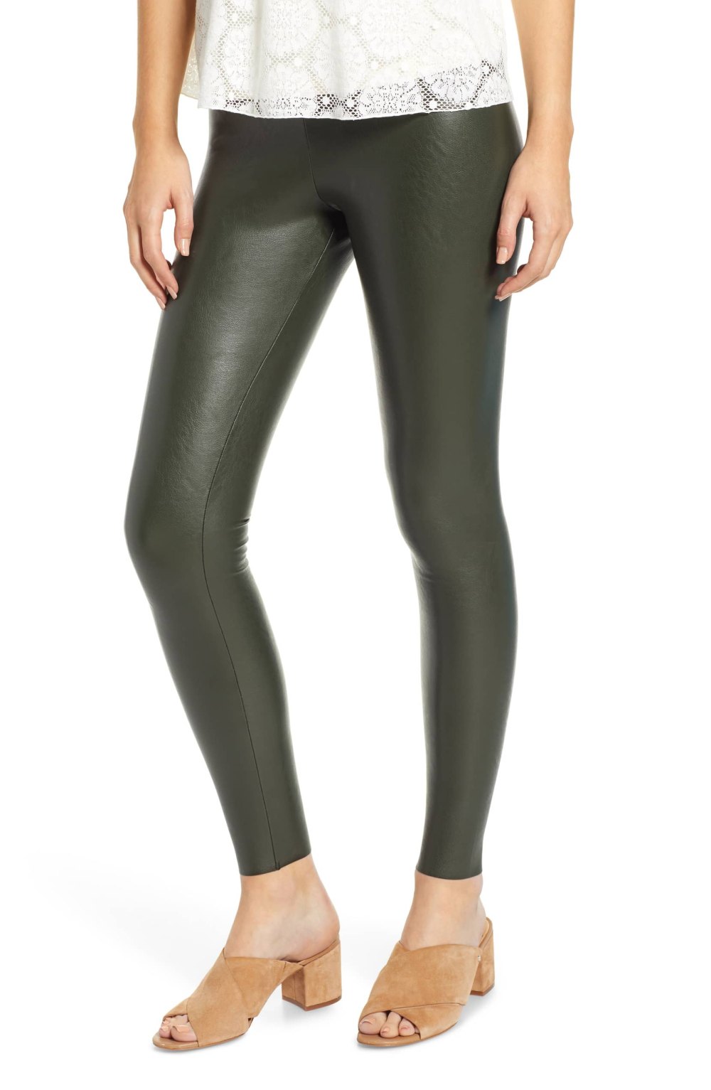 The Faux Leather Leggings We're Never Taking Off | Us Weekly