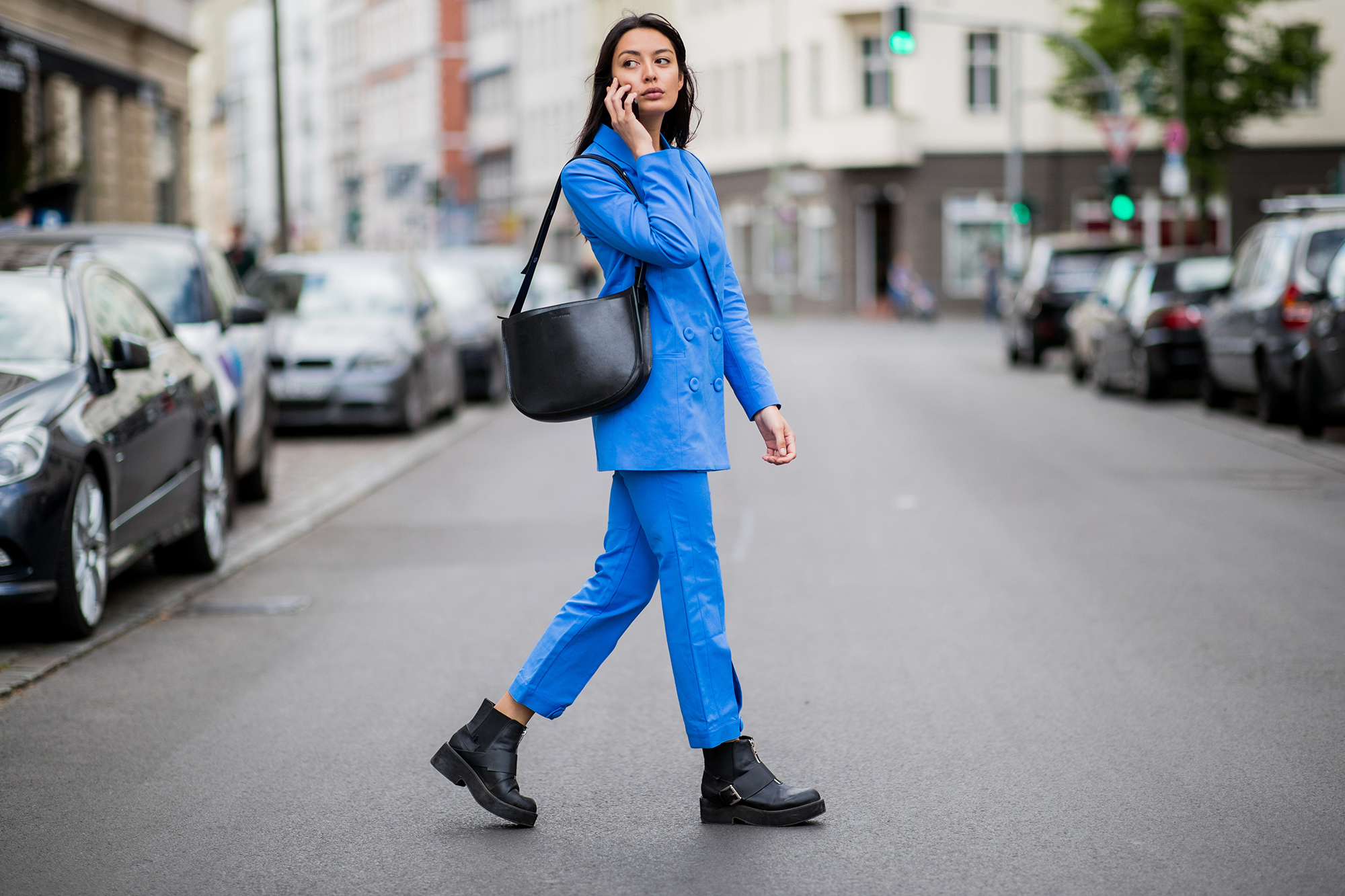 Plus Size HBIC Pant Suit - Baby Blue