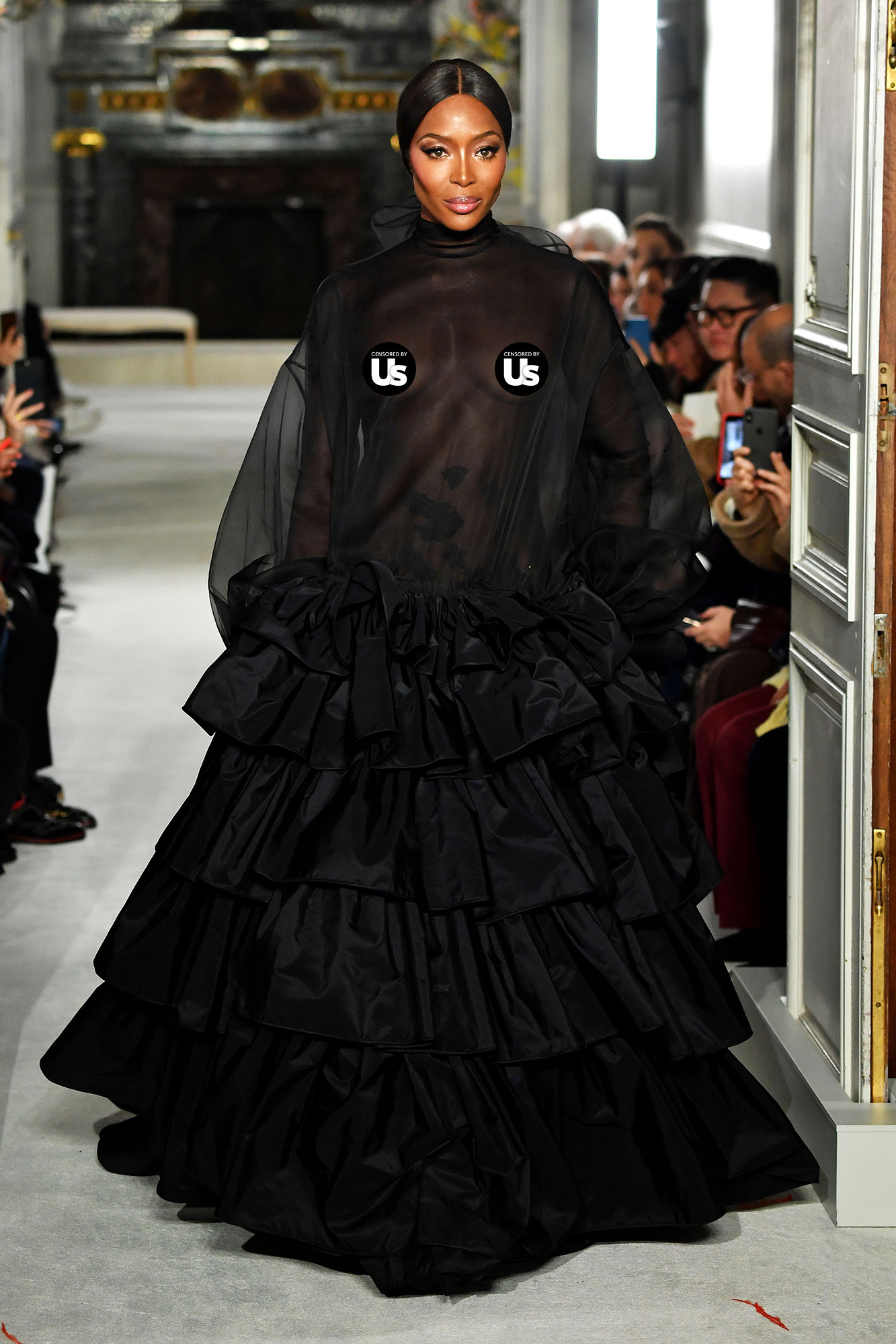 valentino black dress 2019