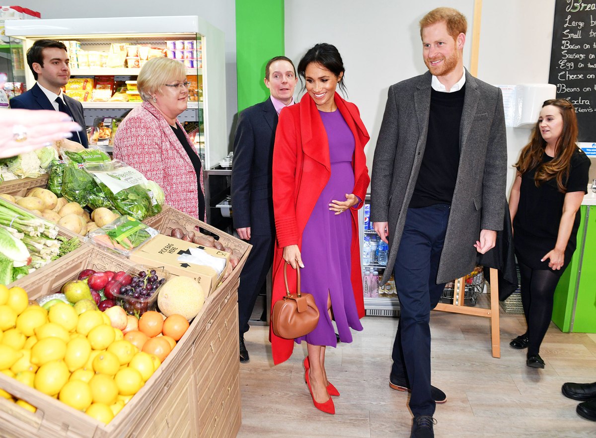 Pregnant Meghan Markle Reveals Due Date In Birkenhead With Harry