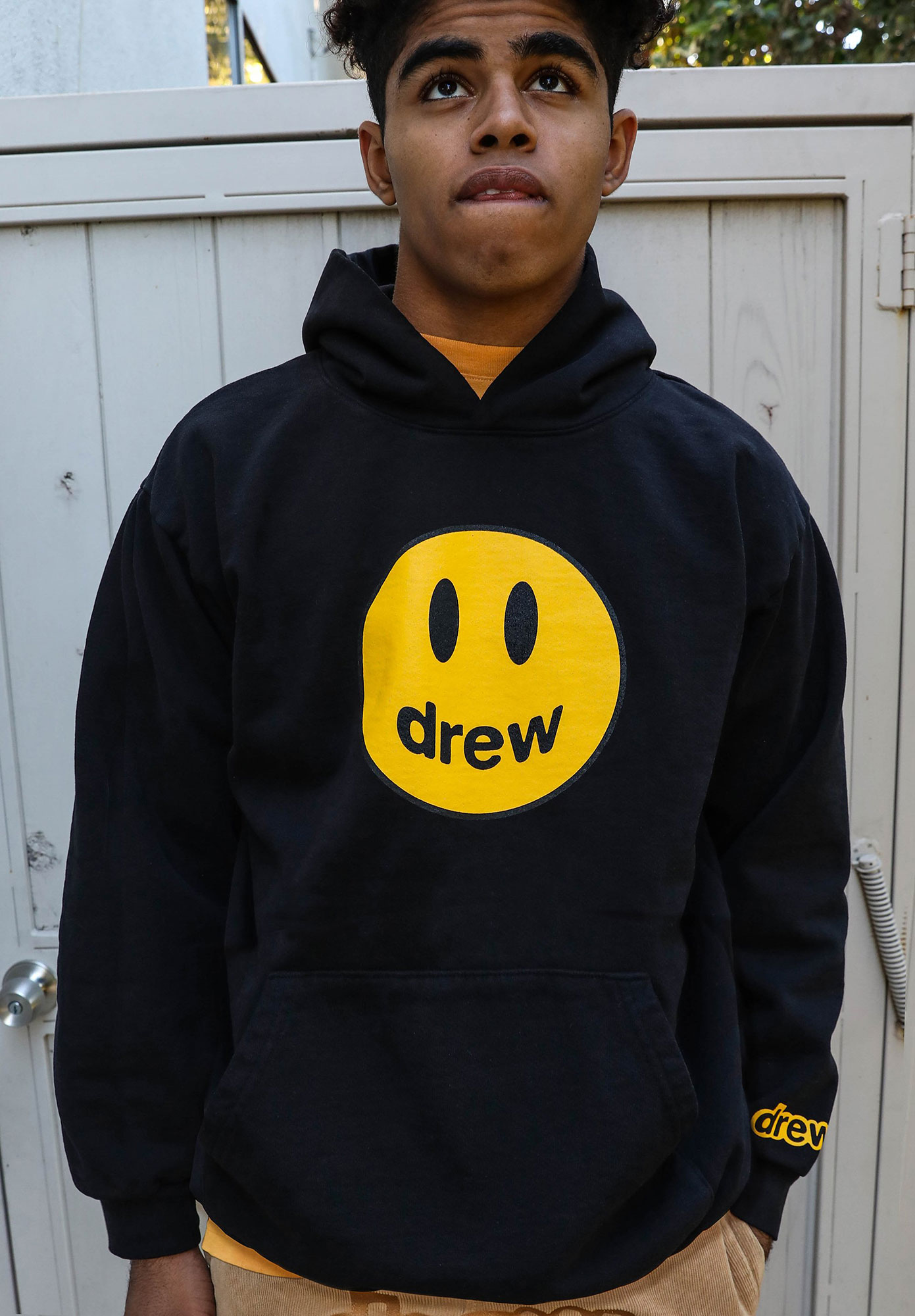 Drew house 2025 beige hoodie