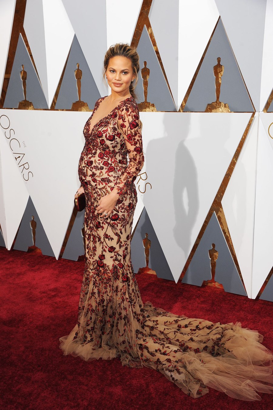 Pregnant Celebrities Show Off Baby Bumps on the Oscars Red Carpet
