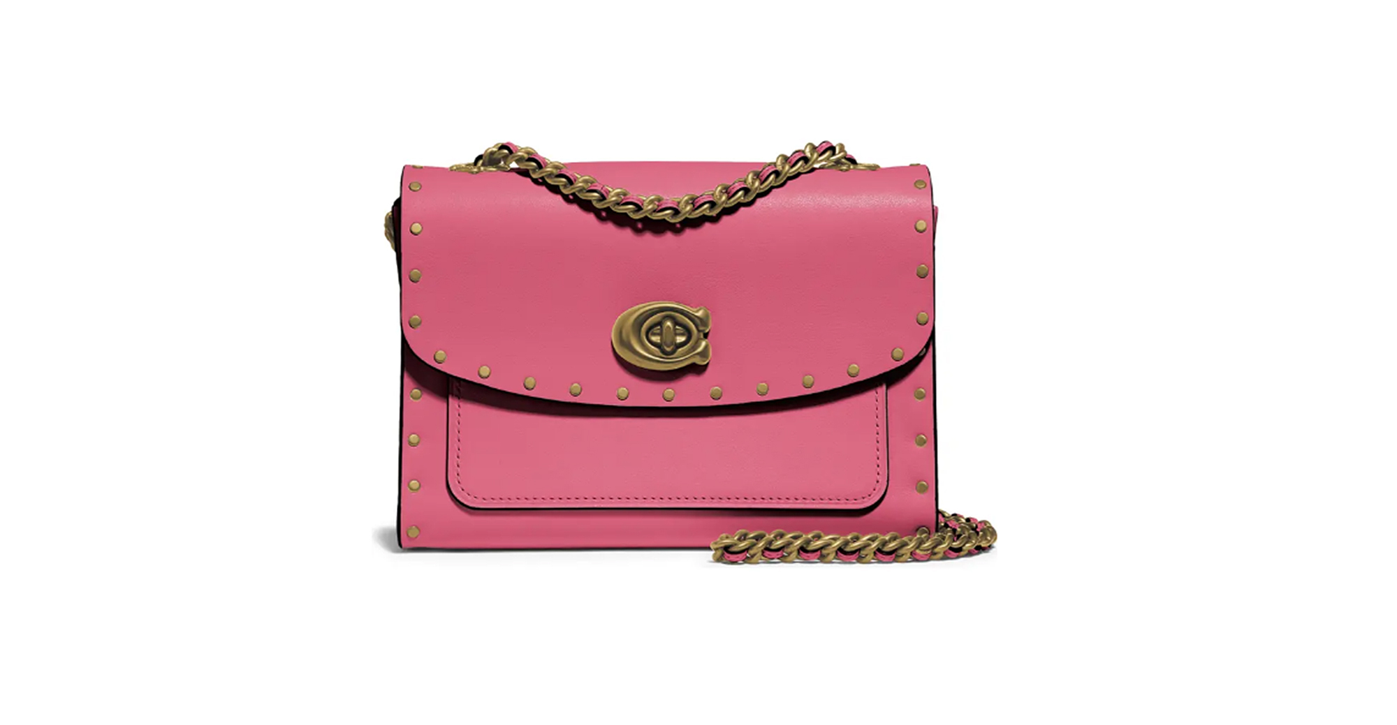 Coach parker bag pink hot sale