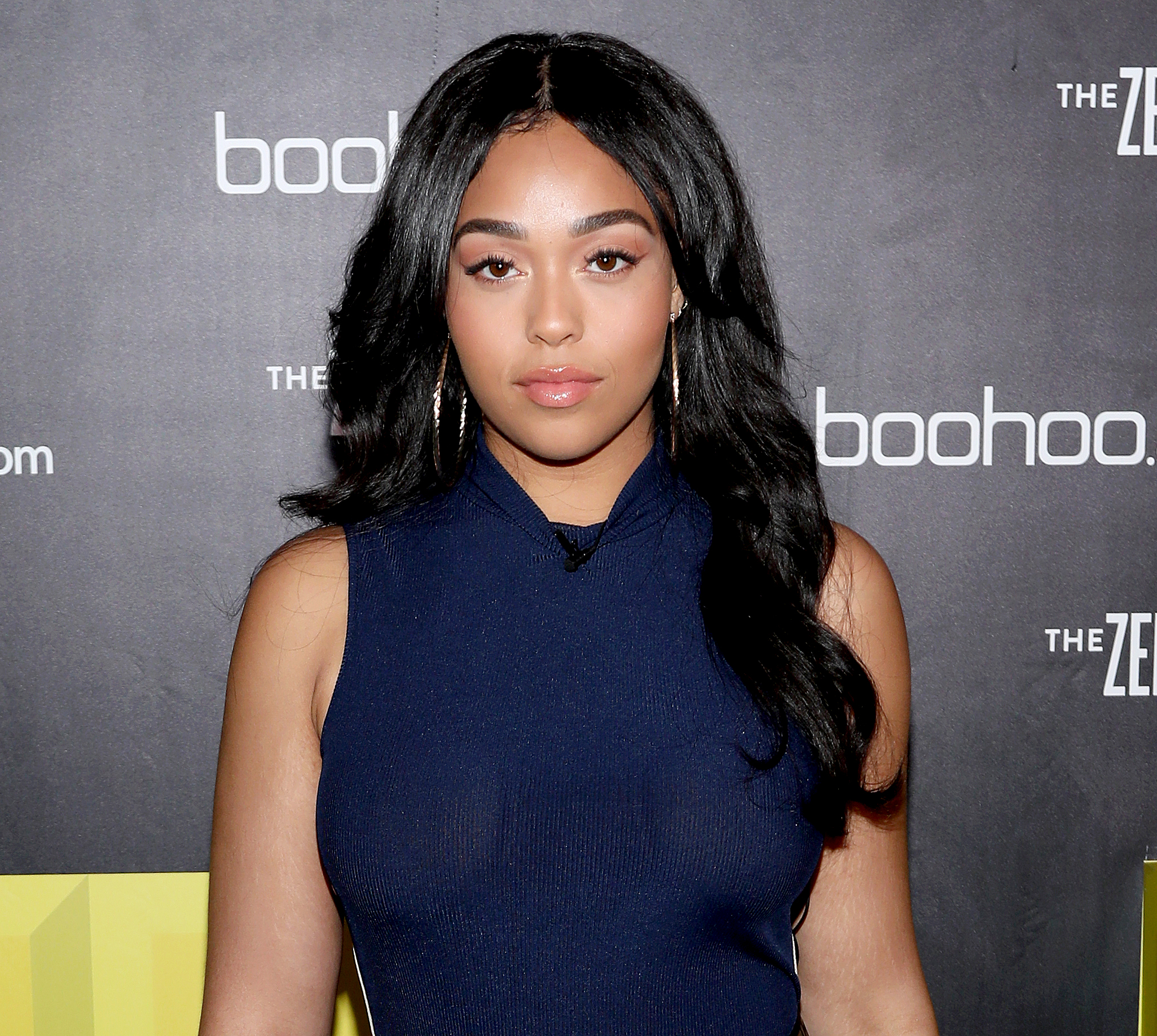 Designer Jordyn Woods and Kylie Jenner attend Boohoo X Jordyn Woods