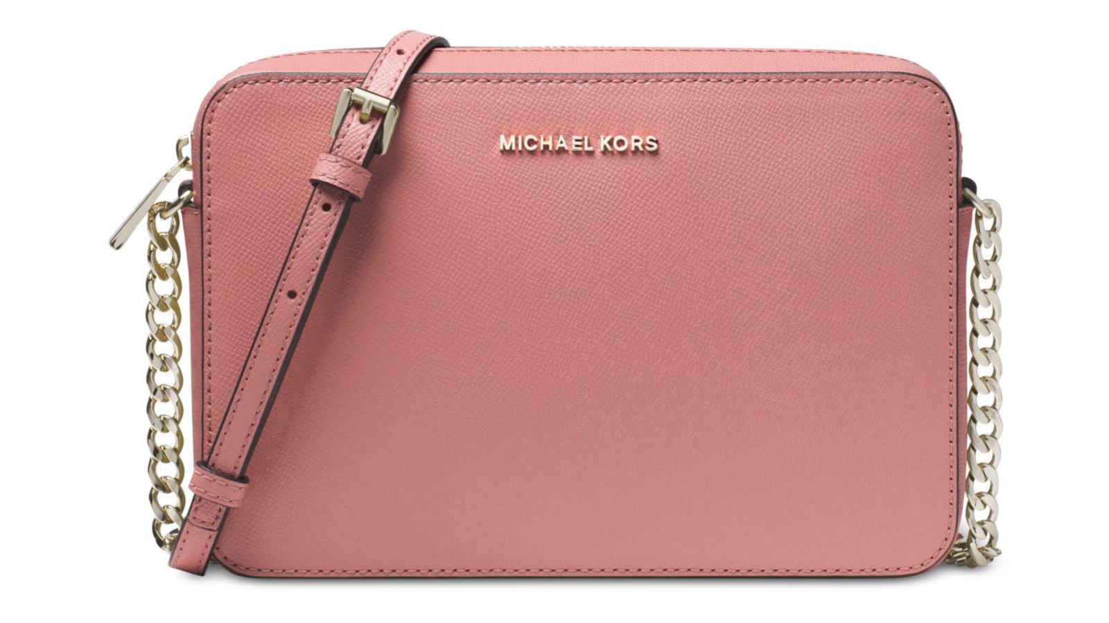 Michael Kors, Bags, Ultra Pink And Brown Michael Kors Tote Bag