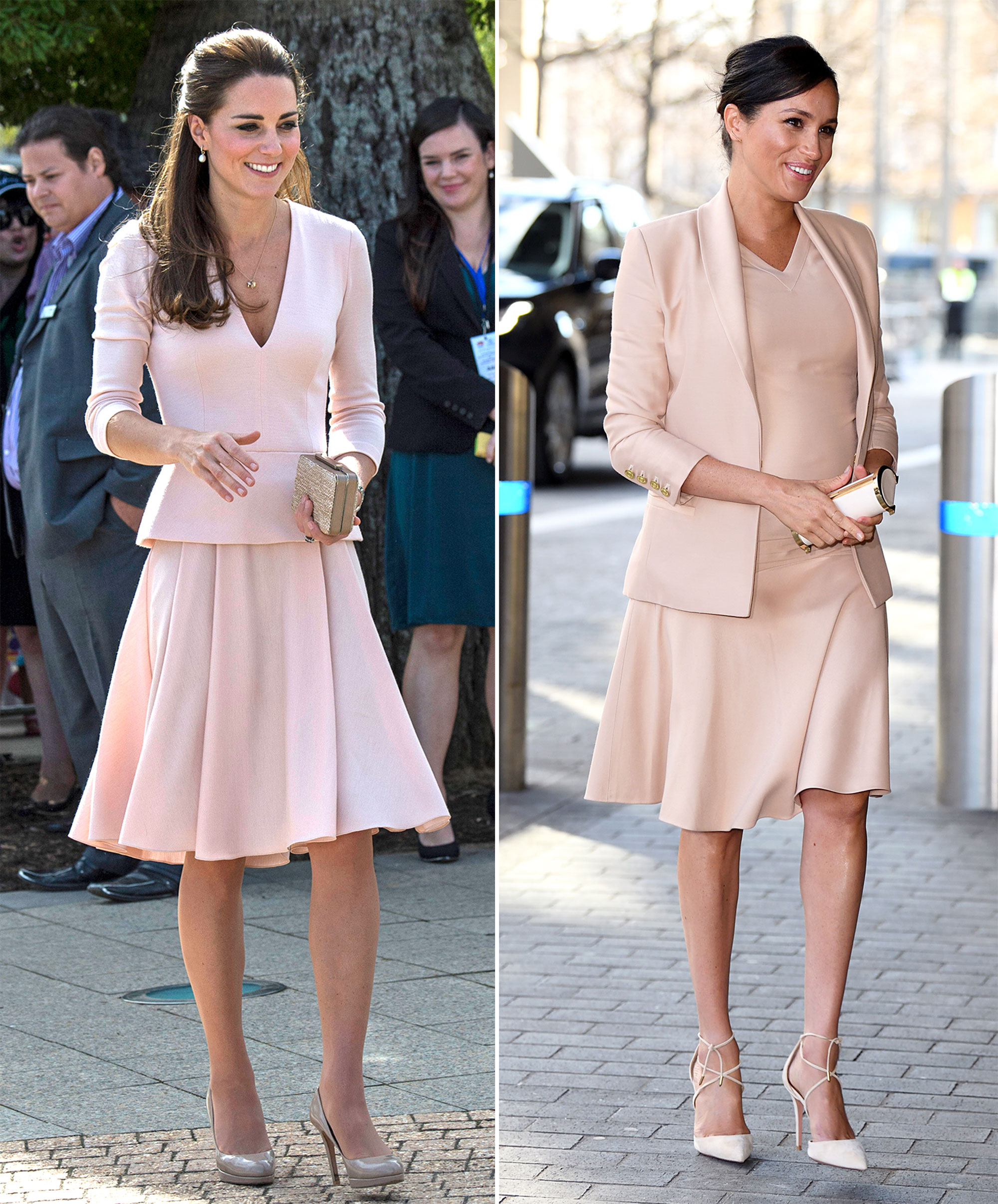 The Kate Middleton style choices which took inspiration from Meghan Markle  - pictures
