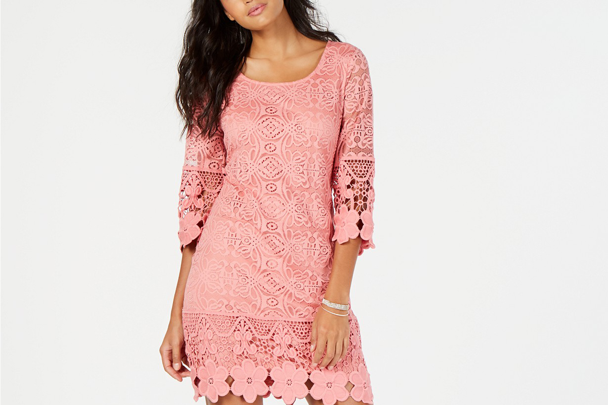 Alfani lace fit & hotsell flare dress