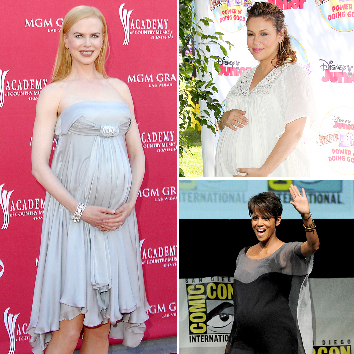 Baby Girl Pregnant - Celebrities Over 40 and Pregnant: Baby Bump Pics