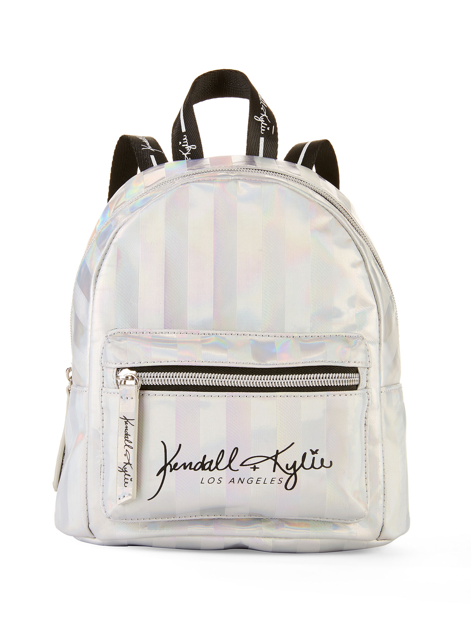 NWT Kendall & Kylie Jenner Vegan Leather Backpack black w/ white lettering  | eBay