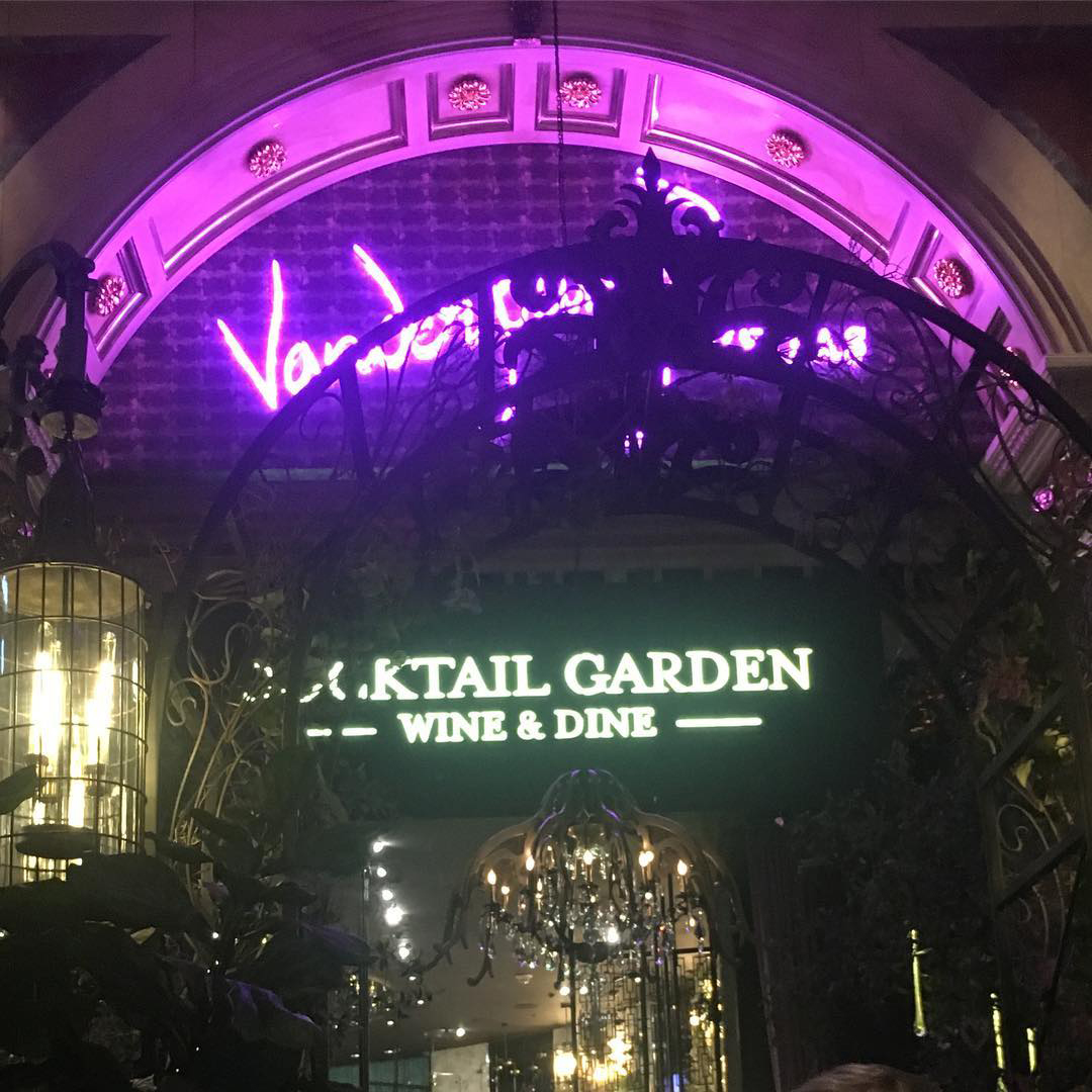 Went to Vegas and stopped at Vanderpump cocktail garden. No