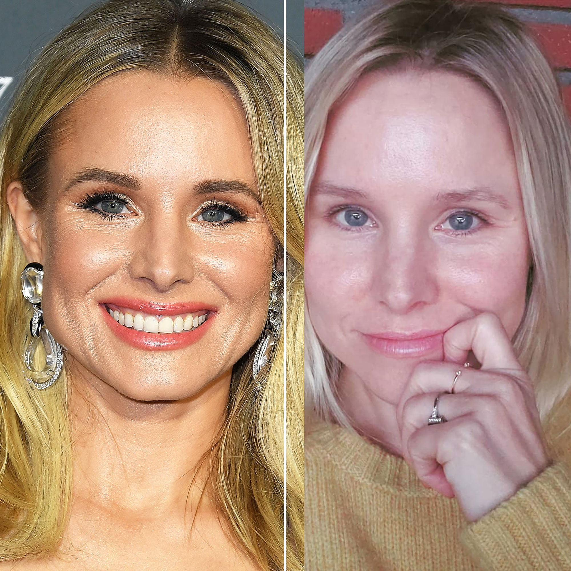 kristen bell without makeup