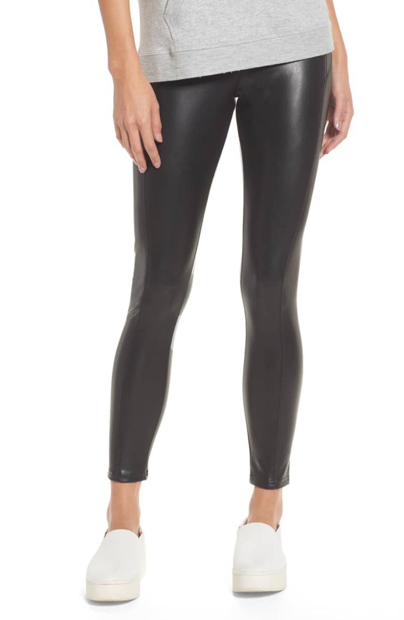 The Best Faux-Leather Black Leggings for All Body Types & Budgets | Us ...