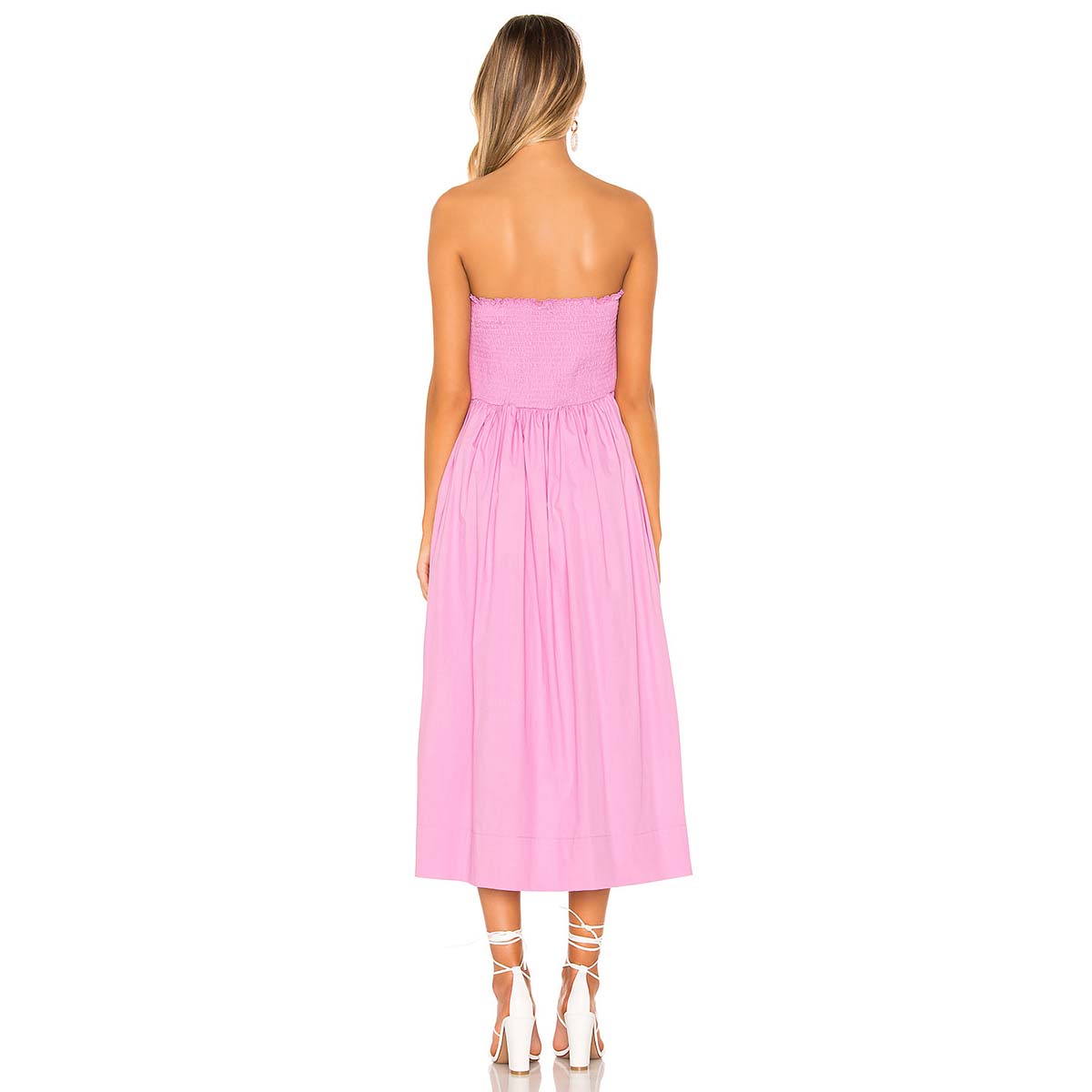 free people lilah pleated tube dres