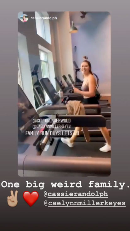 Colton Underwood's Ex Caelynn Works Out With Him and Girlfriend Cassie