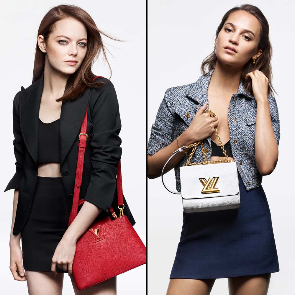 Alicia Vikander & Chloe Moretz Go All Black for Louis Vuitton