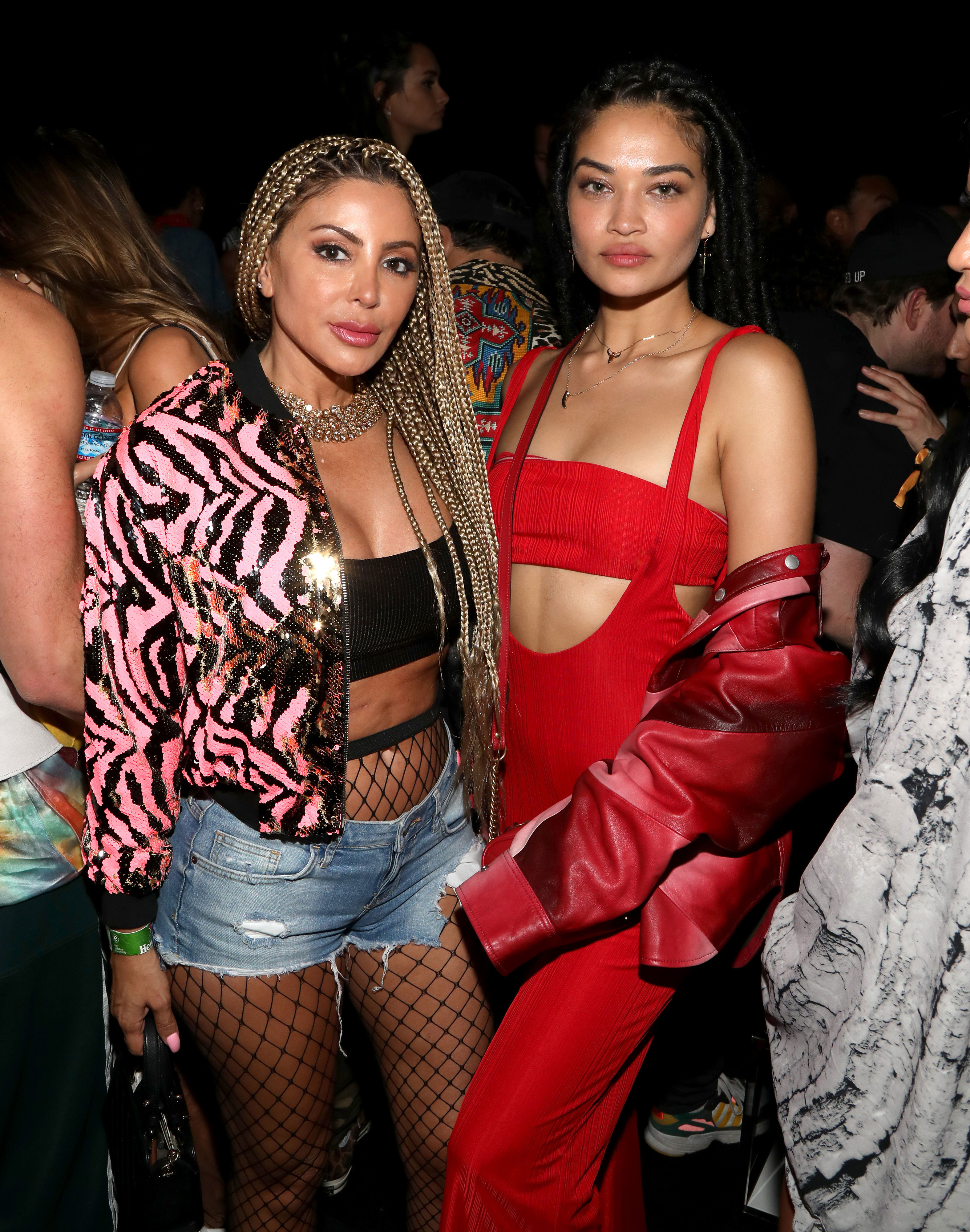 Larsa Pippen, Shanina Shaik Attend Coachella Party