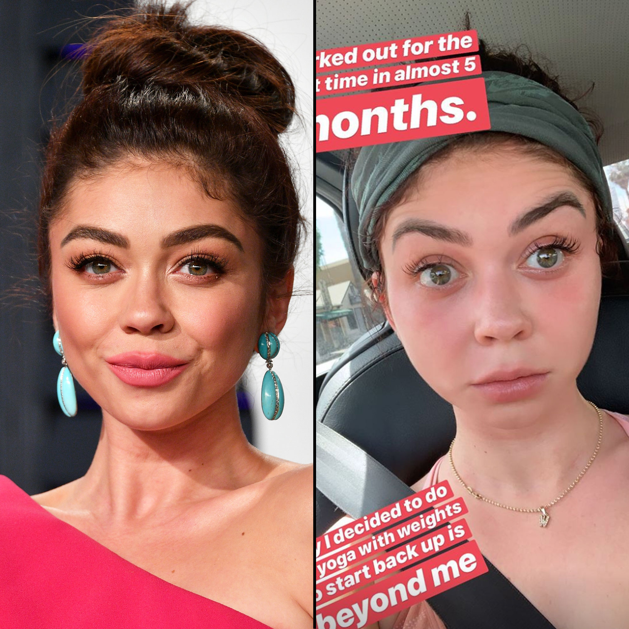 sarah hyland without makeup