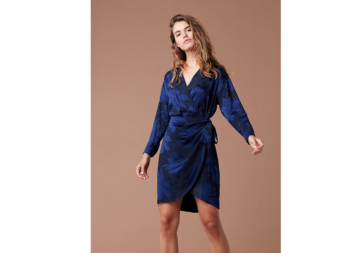 An Effortlessly Flattering DVF Wrap Dress Is on Sale for Over $150 Off