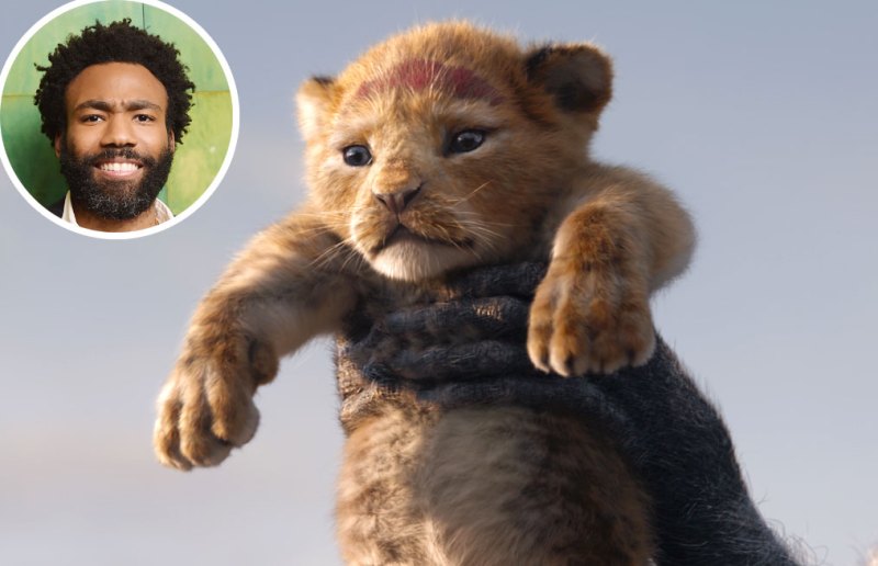 Donald Glover Simba Lion King Voice Over Disney and Pixar Characters