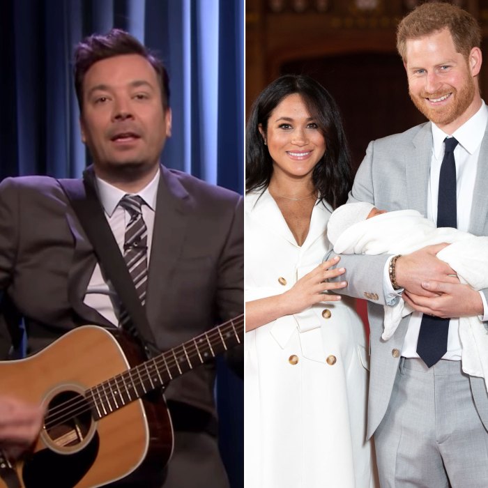 Jimmy Fallon Dedicates Song to Prince Harry, Meghan's Son ...