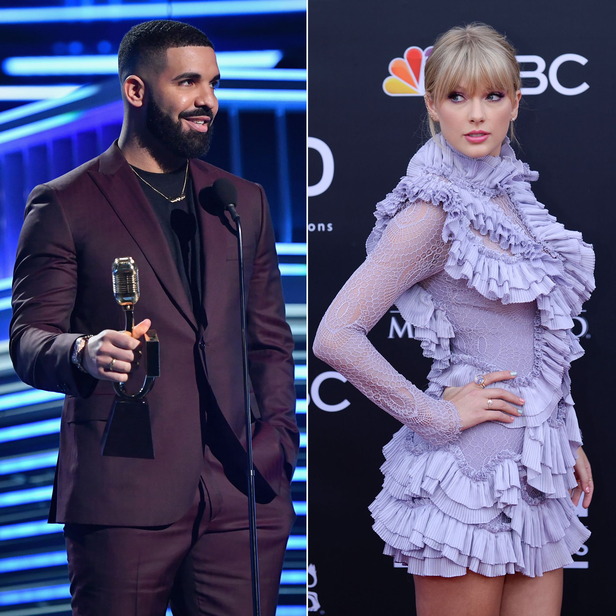 Taylor Swift Purple Dress at the Billboard Music Awards 2019